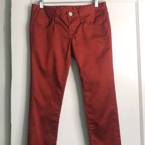 American Rag rust colored skinny pants